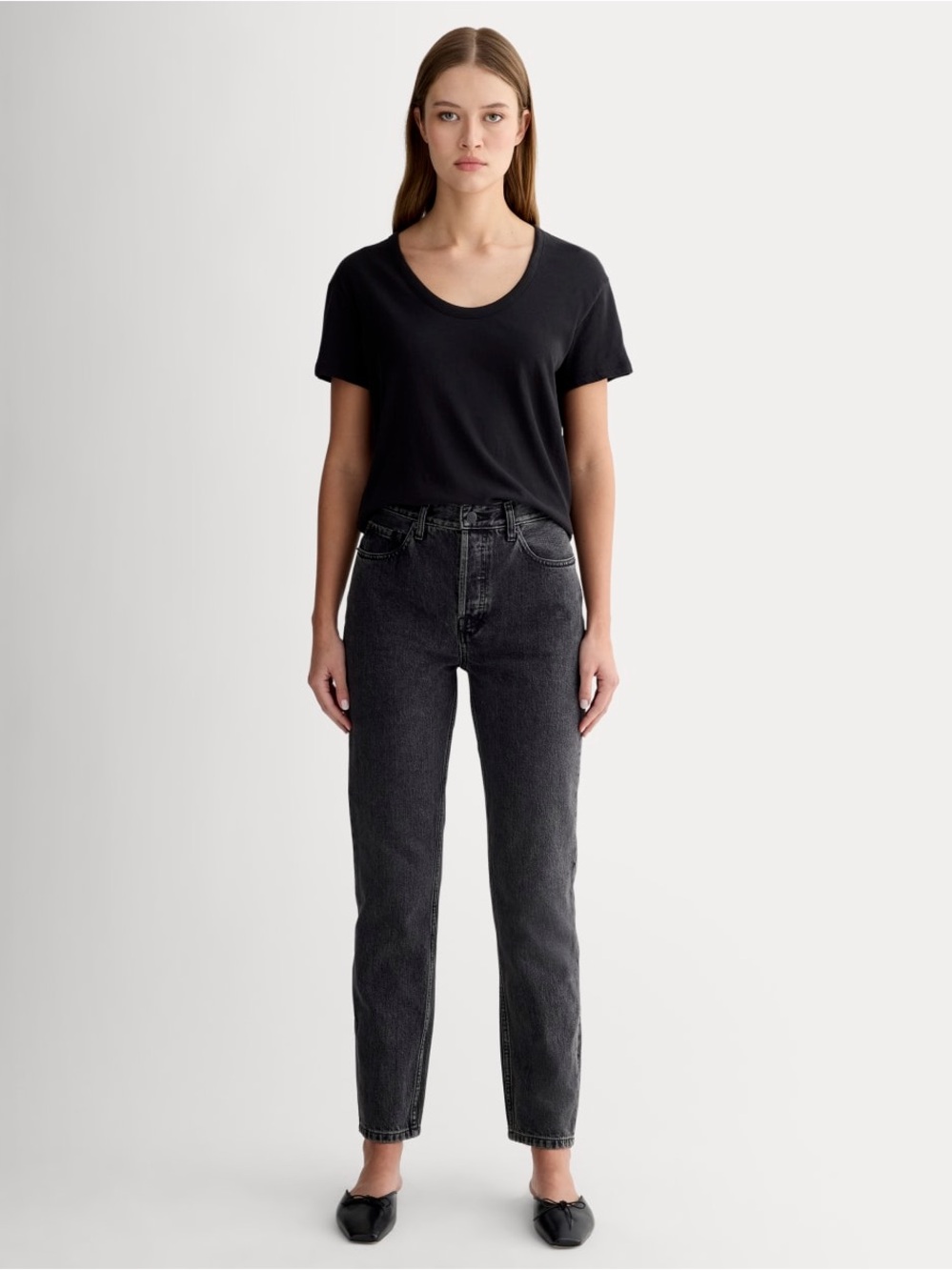 Everlane THE ’90S CHEEKY JEAN High-Rise Straight Leg Women's Organic Cotton 27